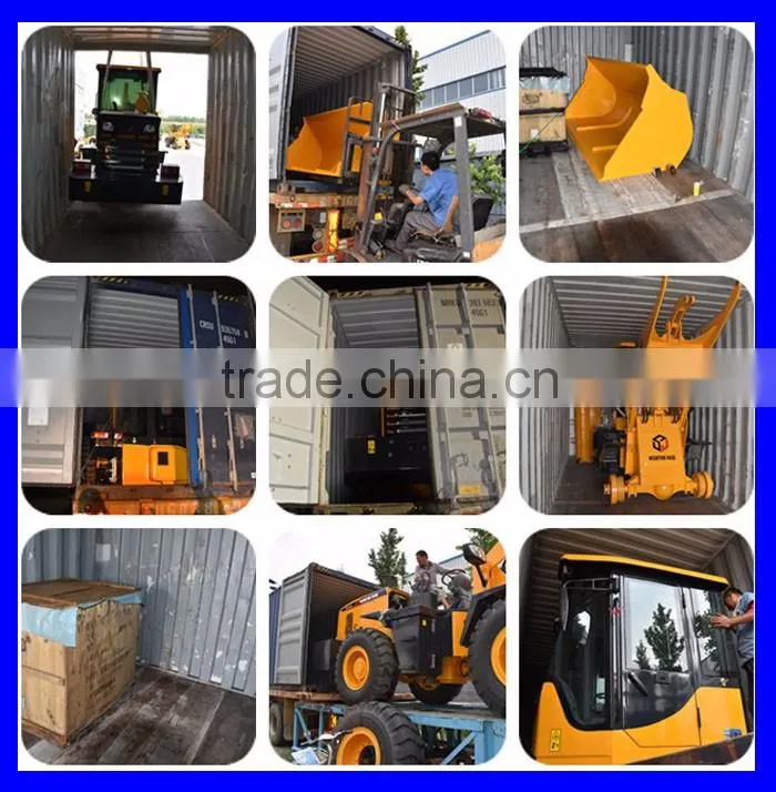 ZL20 high quality 1.5 ton mini wheel loader with lasted price list