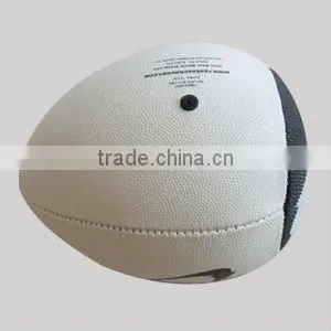 Rubber leather rugby ball