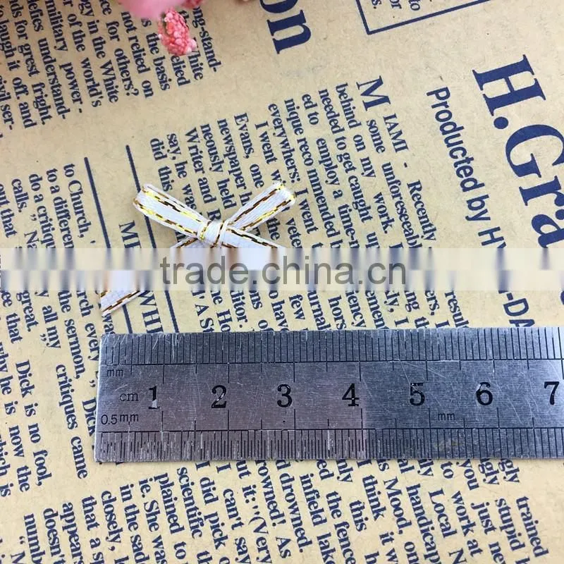 satin ribbon bows for sale/wholesale mini bow ribbon making supplies