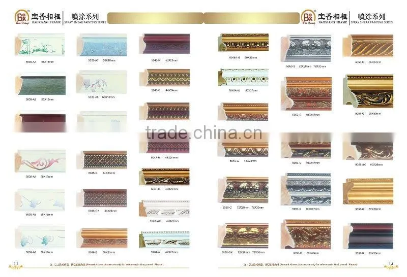 photo frame oil painting frame moulding wooden list for Arab frames