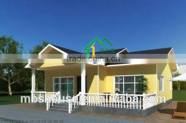 2015 Newest Modern style prefabricated house,light steel villa for the appartement