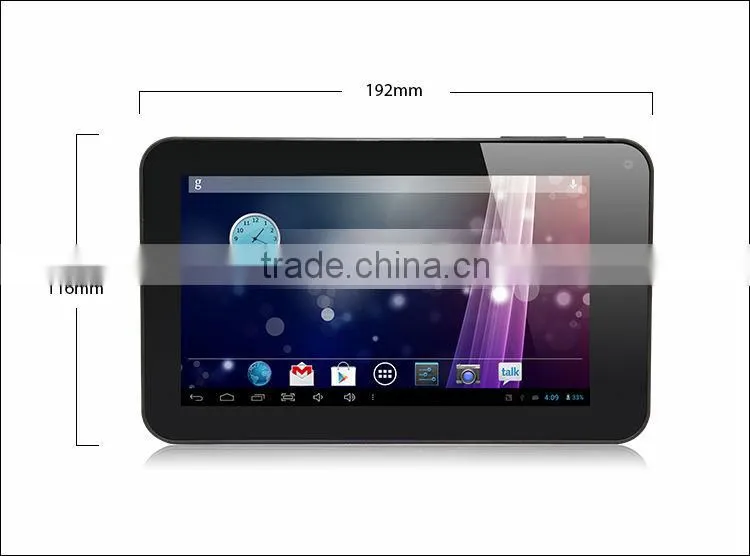 Best promotion!7 inch Allwinner A20 Android 4.4 two camera internet tablet 1080P USB Host B