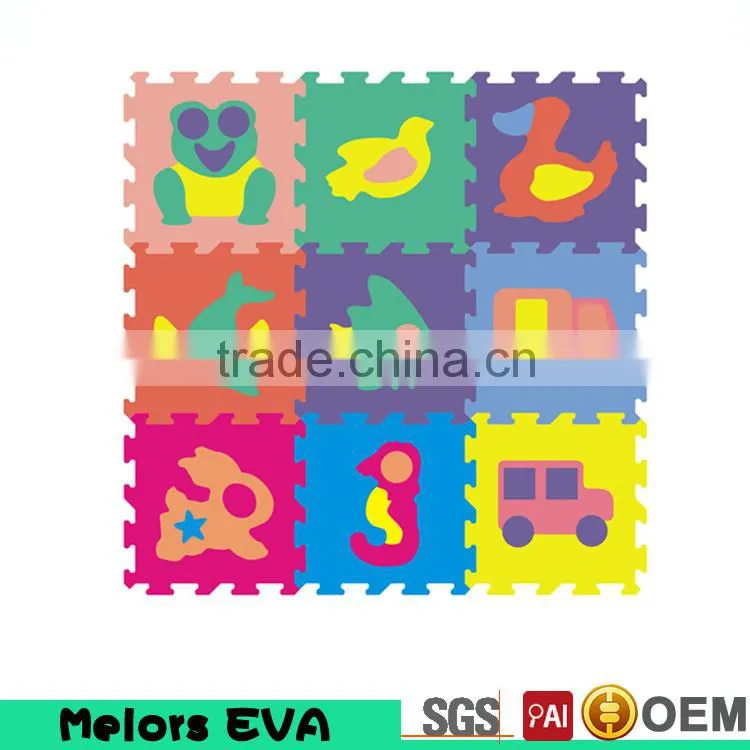 Melors Discount kids area shopping mall playground eva floor mat for playground baby area playground equipment