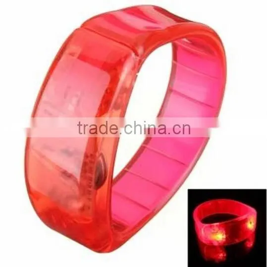 Light Glows Bracelet / Voice Control LED Wristbands / flashing led wristbands