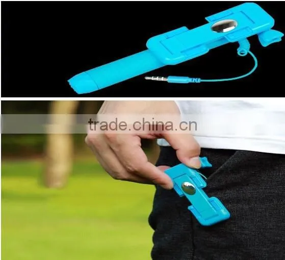 Mini Extendable Folding Wired Shutter / Monopod Stick for Phone / Folding Handheld Shutter