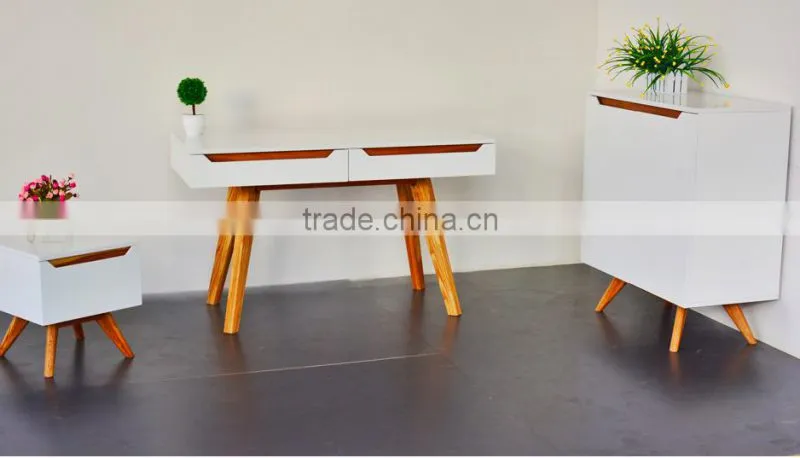 High gloss modern white MDF TV stand