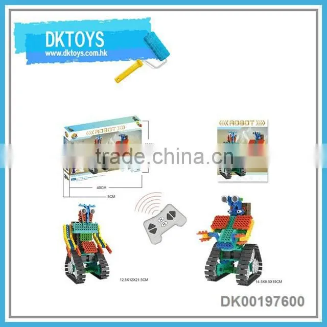 2 in 1 4 ch r/c building block robot set