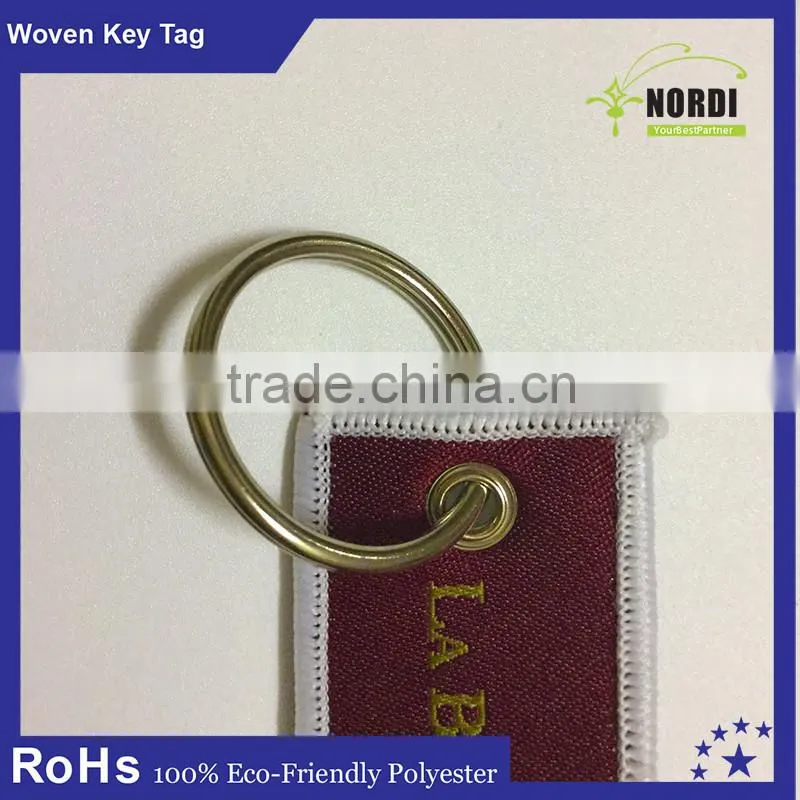 promotional New Design Fashion Metal KeyChain, remove before flight key tag