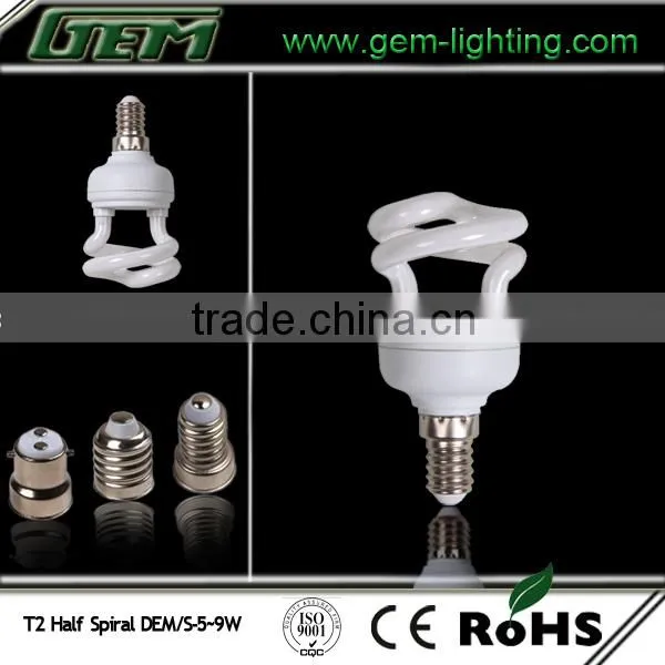 T2 Half Spiral,Energy Saving Lamp,24W Energy Bulb