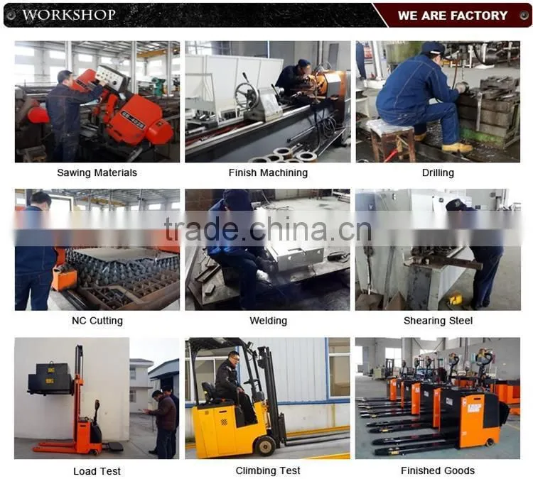 1T Counterweight Type Full Electric Stacker