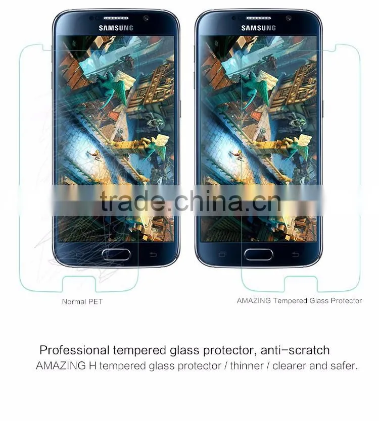 2015 Newest 3D Hot Curved Tempered Glass Screen Protector for Samsung Galaxy S6 Edge
