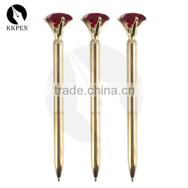 KKPEN Crystal logo Metal Brass Roller ball pen