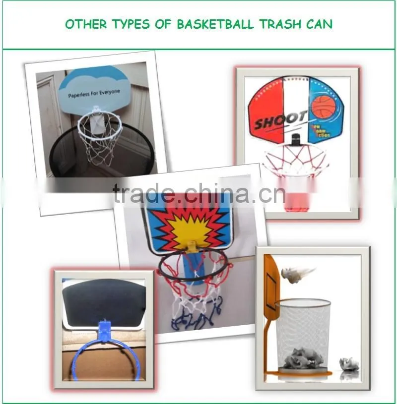 Basketball Trash Can Hoop Toy Office Game