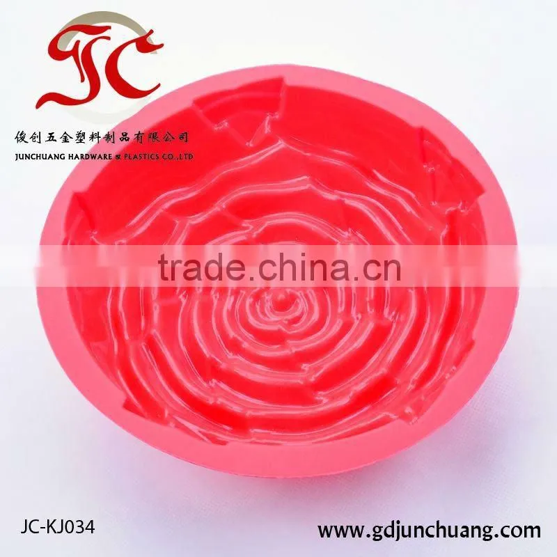 Sweet sweet charming red rose cake plates