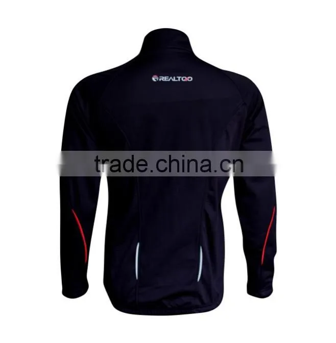 2015 cheap China Fashion Long Sleeve windproof Cycling Clothing sportswear with fleece for winter Wholesale