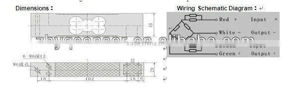 Hot selling high quality electronic balance parallel beam load cell