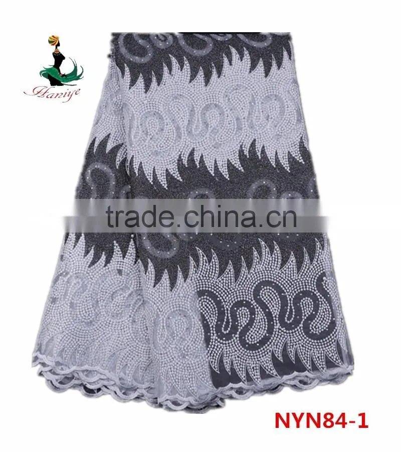 2016 Haniye Tulle lace fabric, African net lace, wholesale African lace fabrics/NYN84