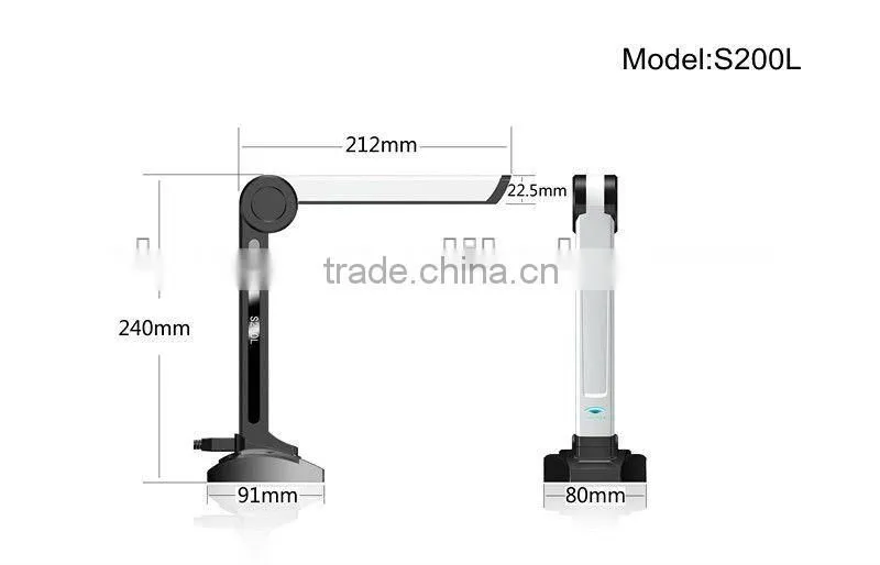 wireless desktop document camera, DIGITAL VISUALIZER, visualize presenter 1080P full HD