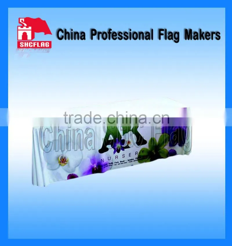 Custom Logo Table Throw Table colthes Trade Show Table Cover