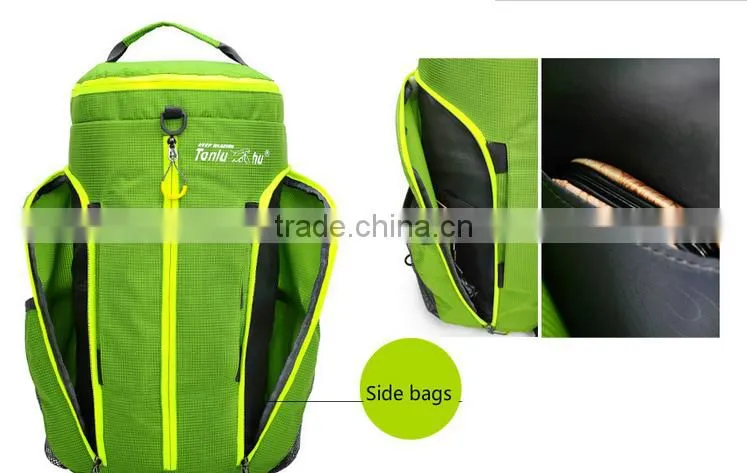 2016 alibaba china multi function foldable duffel travel bag with shoulder strap