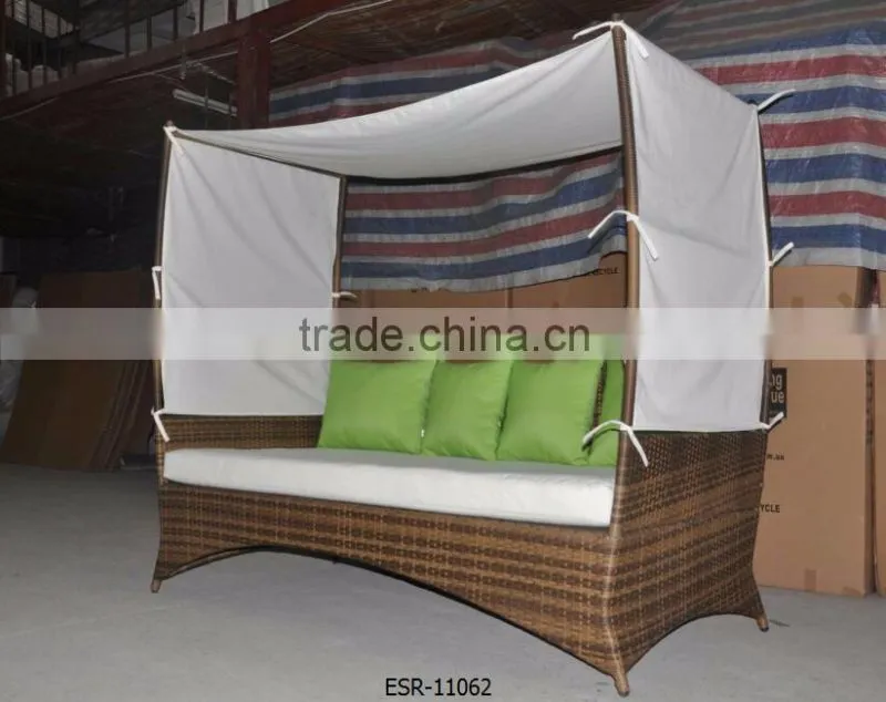 Poly-Rattan Garden Daybed