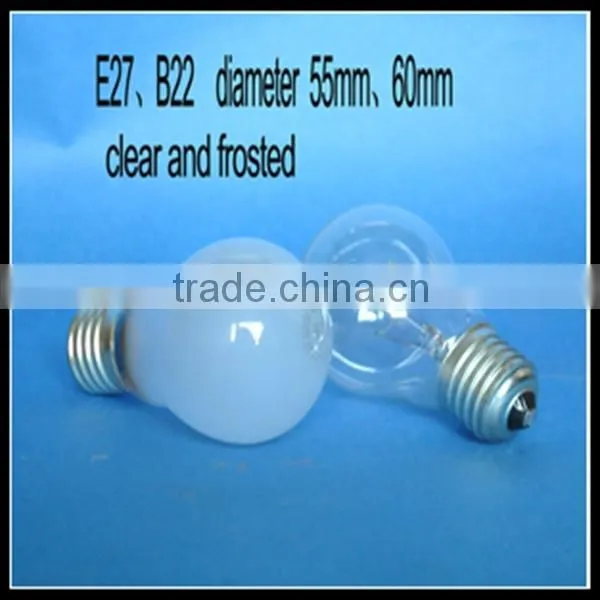 E27 B22 40W 60W 75W 100W incandescent clear bulbs