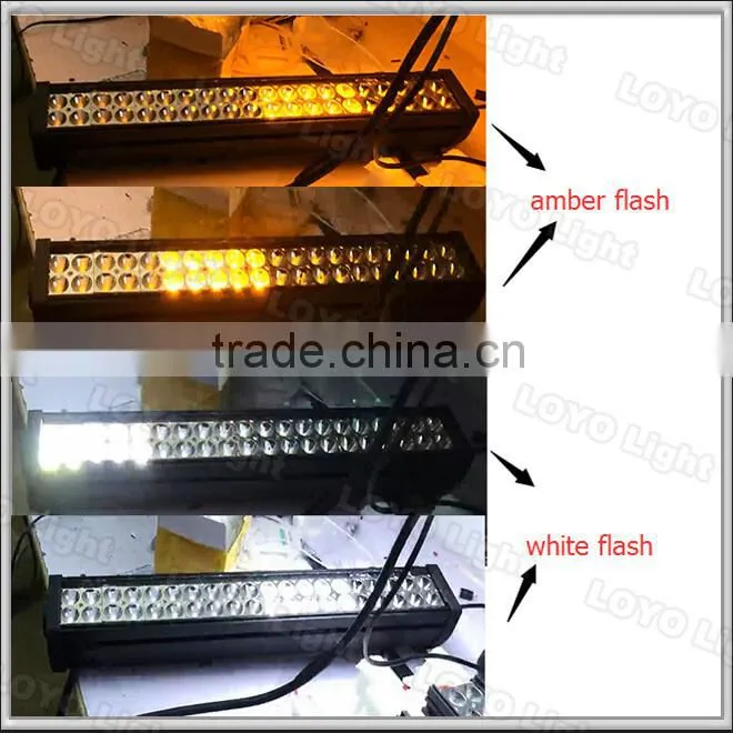 2016 led light bar 4X4 accessories 120w 20inch Light Bar Flood Spot Combo Beam Waterproof amber color changing light bar