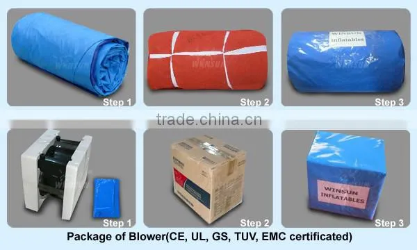 Popular sale inflatable floating water slide