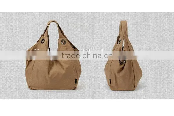Hot sell leisure canvas travel handbag