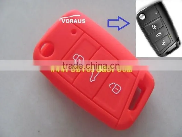 V 3 button smart key pack (red)
