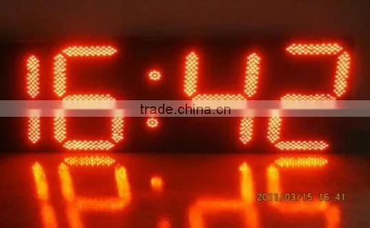 Hot alibaba cn outdoor led display for time date temperature