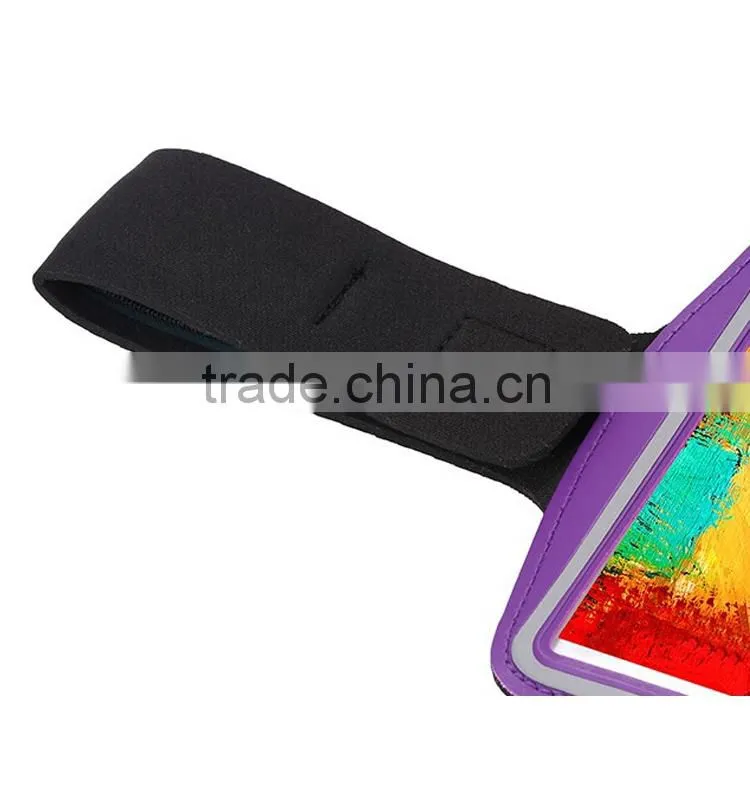 2015 best mobile phone accessories soft lycra material sport stretch armband