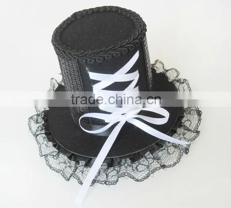 MYLOVE black fascinator party hat festival headwear MLGM036