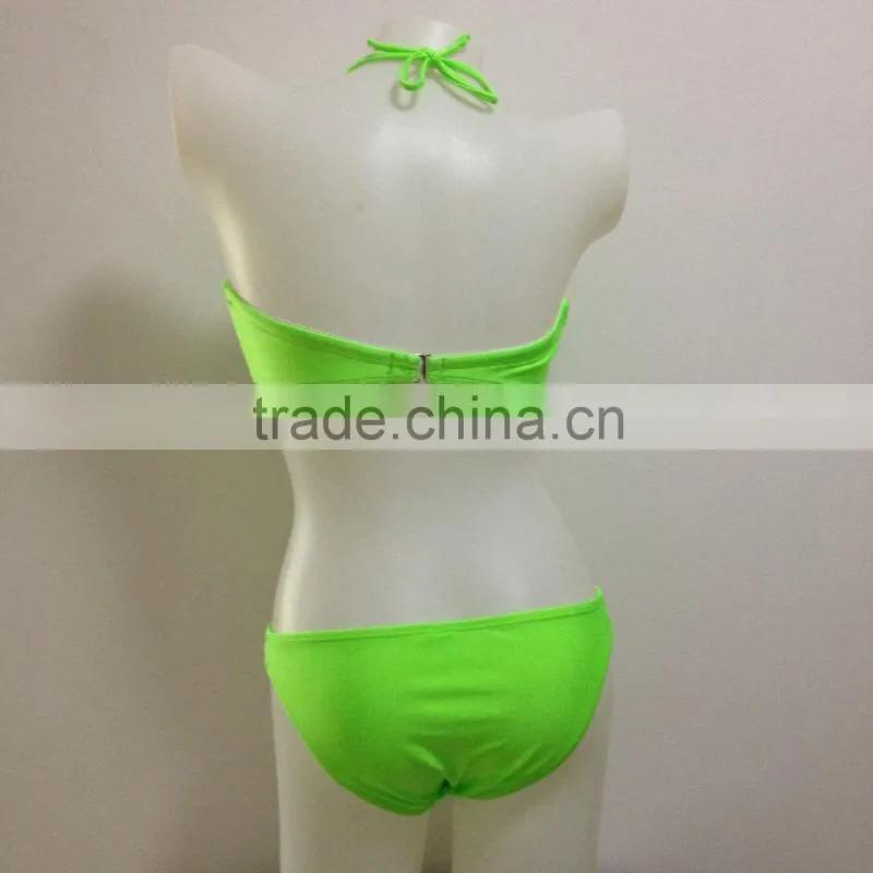 New Arrival 2015 Fashion Sex Swimsuit Women Bikini Swimwear Outdoor Sex Sports Bikini Bathing Suit Beach Wear