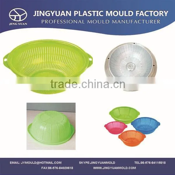 Taizhou OEM experienced plastic mould factory Precision Plastic Kitchen Food Basket Moulding