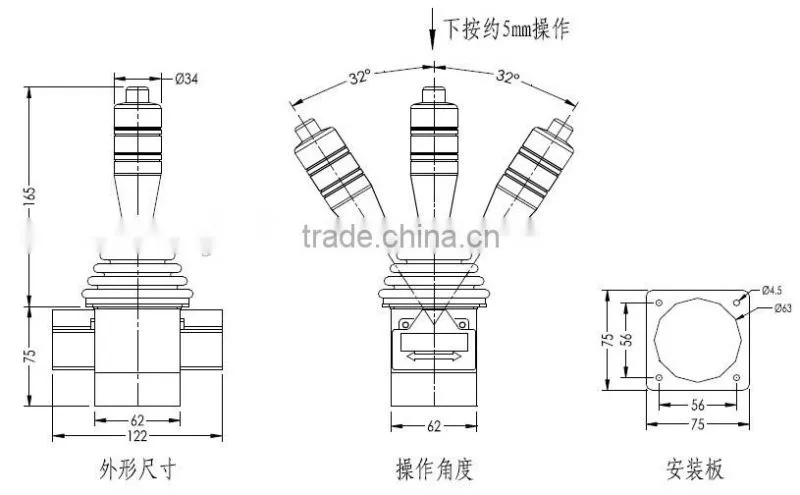 YJ200 Measurement equipments joystick