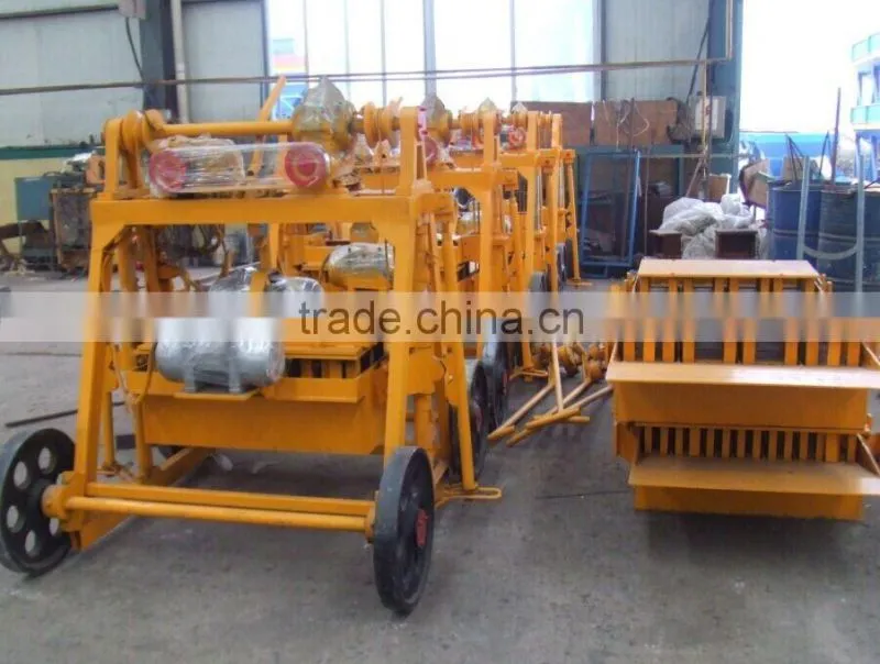 Factory price manual concrete brick making machine sale QT40-3B