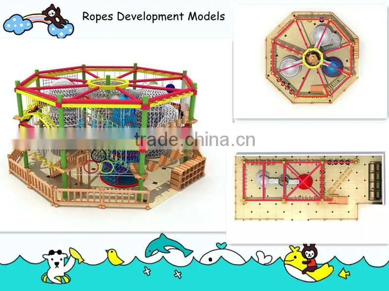 New Attraction!!! Funny Ropes Climbing Outward Development For Kids Activity Center