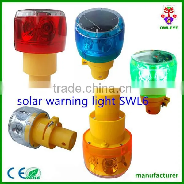 solar warning light/led road safety flashing light