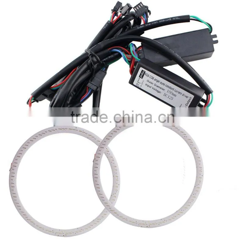 Innocative new products cob angel eyes lighting color changing angel eyes