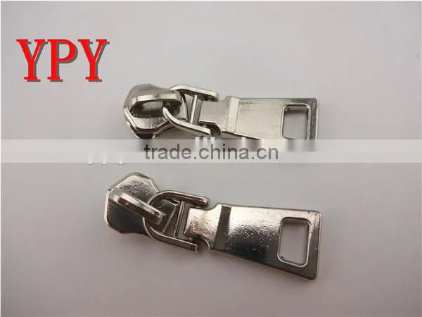 8# metal slider with puller(in Silver)