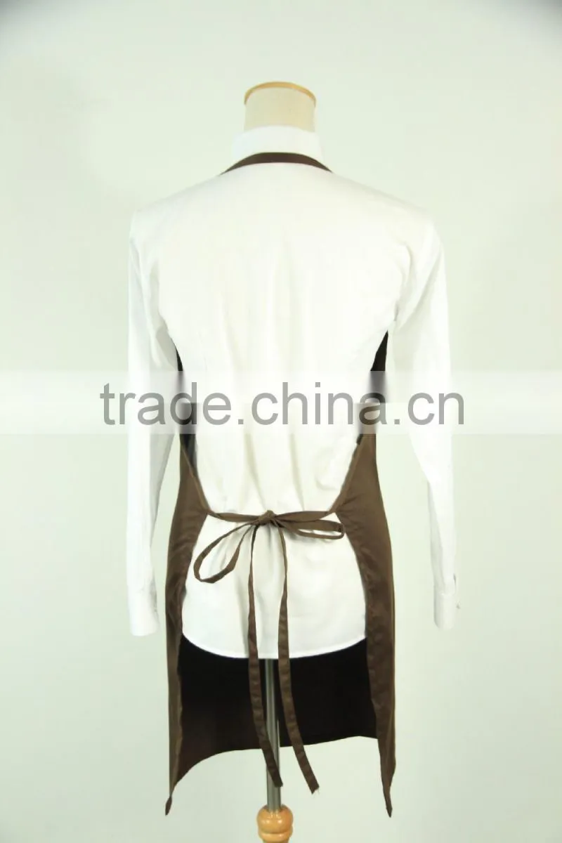 cottton customized embroidery cafe apron