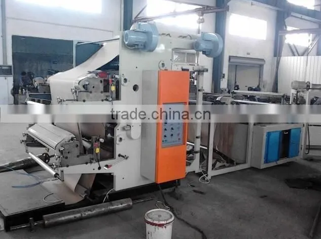 Automatic plastic PE film roll flexo printing inline cutting machine