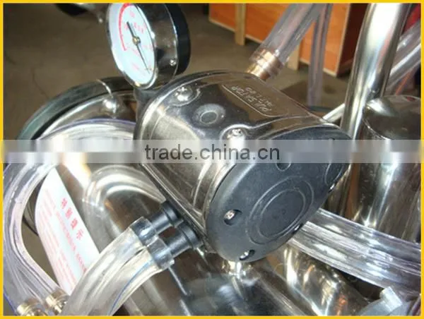 stainless steel trolley milking machine