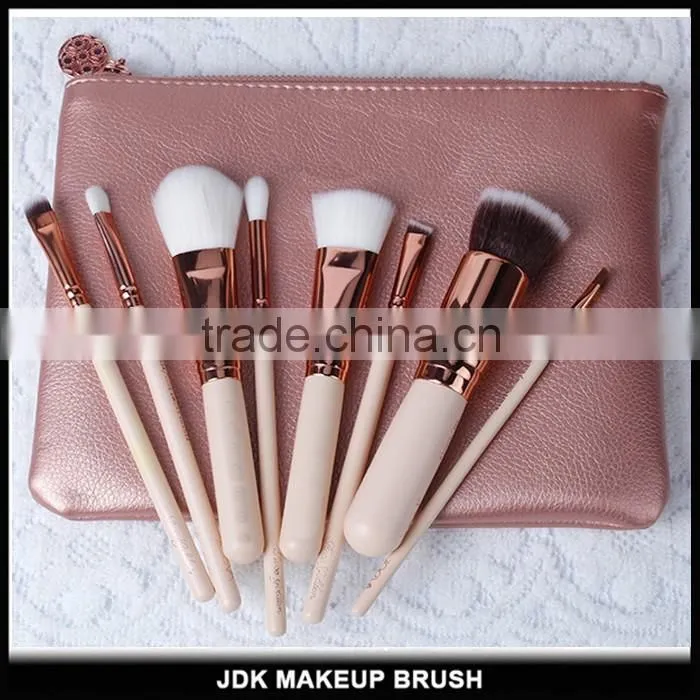 Best Selling Products 8 piece cosmetics brush set make up tools Wholesale Beauty rose gold makeup brush supply