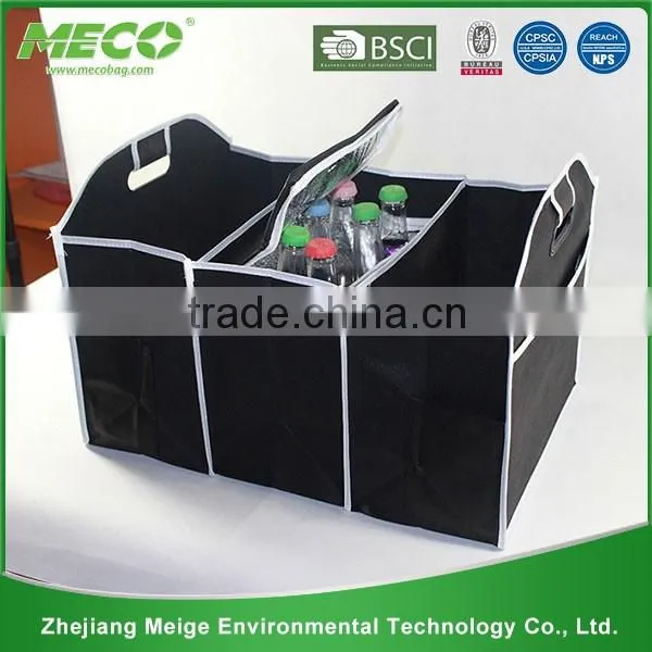 car organizer white non woven car boot organizer