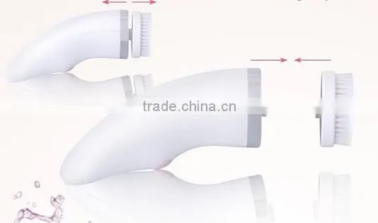 2016 hot selling products electric iontophoresis machine scalp cleansing brush , Facial cleansing brush