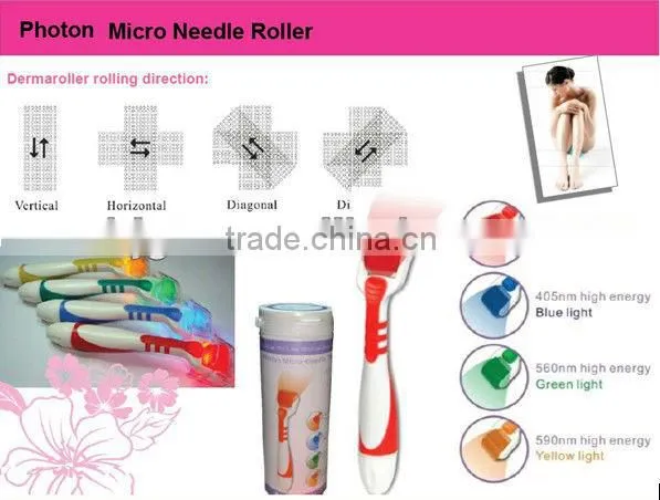 Professional micro needle skin nurse system for Hyper Pigmentation Treatment,wrinkle/hair/scar removal derma roller