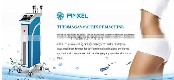 2017 Best salon beauty equipment face liftting and anti-wrinkles monopolar rf fractional microneedle machine