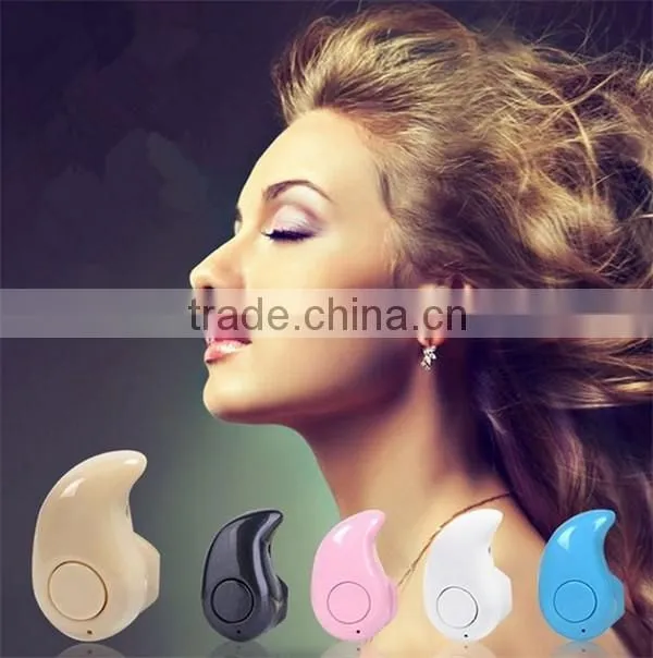 Mini Wireless Bluetooth earphone build-in mic headphone for iphone